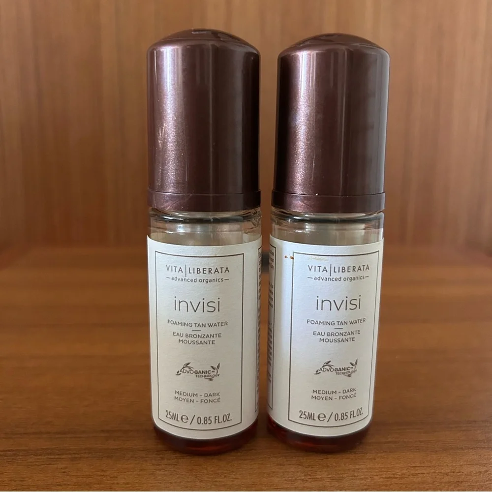 2 Invisi Foaming Tan Water - Medium/Dark NEW PC